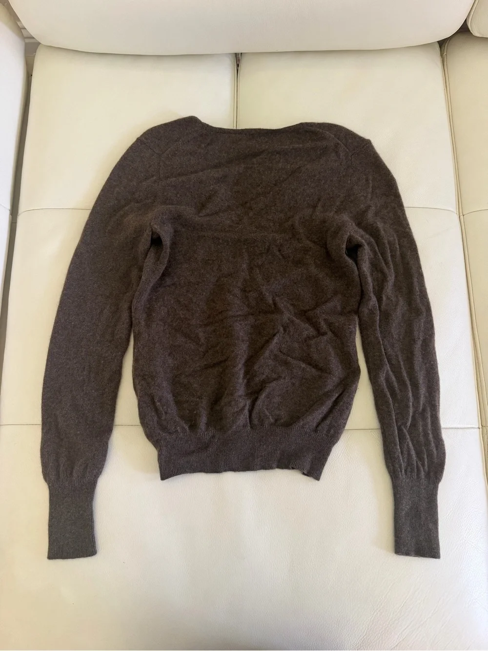 J. Crew Women's V-Neck Sweater in Charcoal Gray